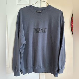 Taylor Swift Eras Tour Blue Crewneck Sweatshirt
